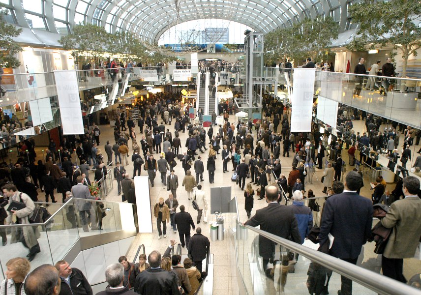 Trade fair entrance north, © Copyright/Messe Düsseldorf