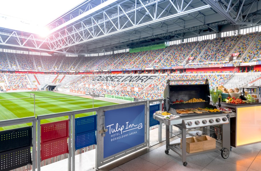 bbq-stadion_mit_neuem_logo, © Copyright/Tulip Inn Hotel Düsseldorf Arena