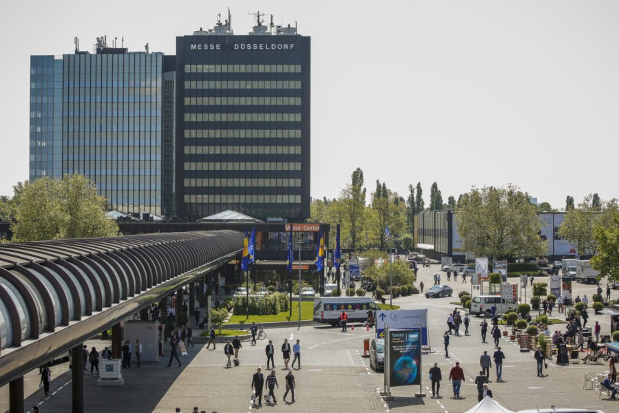 Trade fair external view, © Copyright/Messe Düsseldorf